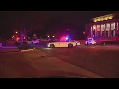 Large police presence near 13th and Delaware