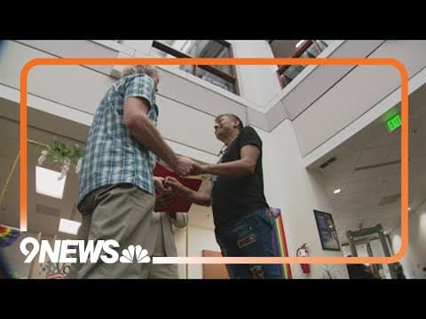 Dozens of couples celebrate their love at Denver's first Pride Marriage Marathon