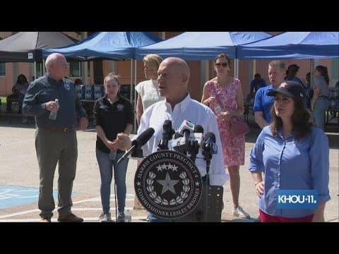 Houston Mayor John Whitmire, Harris Co. Pct. 4 Commissioner talk storm recovery, resources