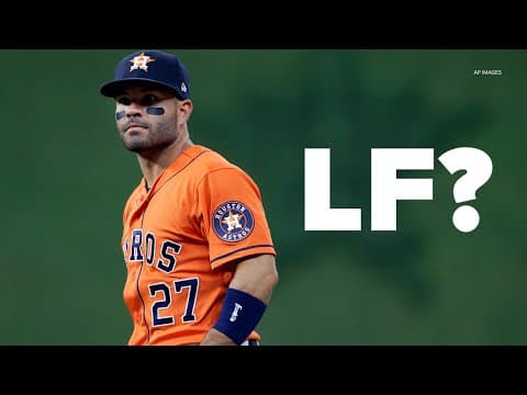 Extra Bases: Jose Altuve shifts to left field? This move is better if Alex Bregman returns to Astros