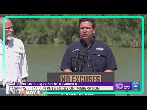 DeSantis takes hardline stance on immigration in campaign's first policy plans