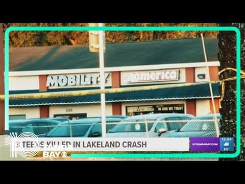 3 teens killed in high-speed, multi-car crash in Lakeland