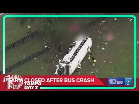 Florida bus crash kills 8 farmworkers, hurts dozens more; man facing DUI manslaughter charges