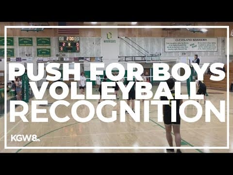 Push for official state recognition for high school boys volleyball