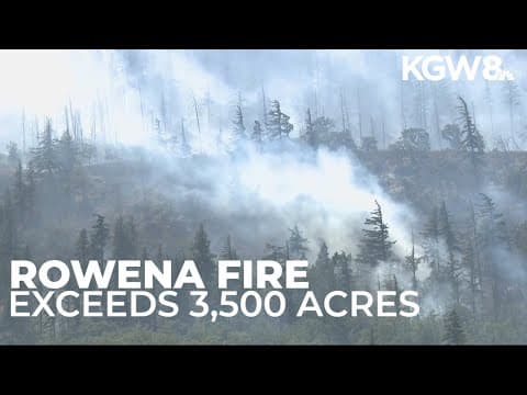Rowena Fire grows to over 3,500 acres near The Dalles