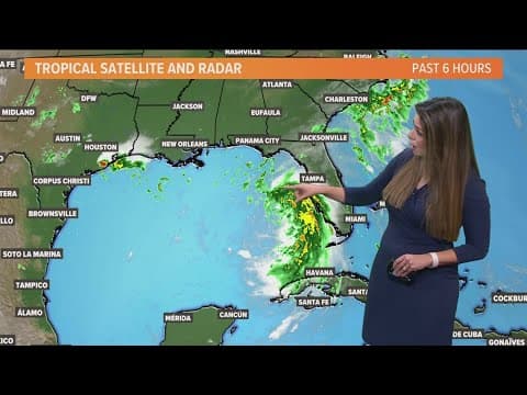 Temperatures rise as a tropical storm heads for Florida