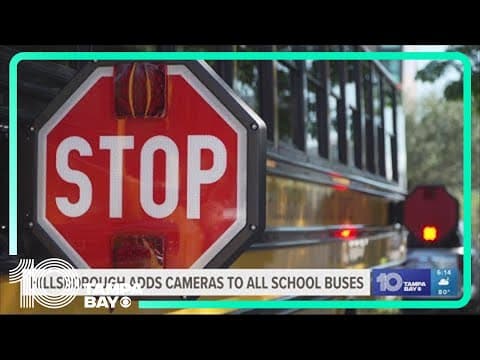 Hillsborough County school buses will be equipped with cameras that can ticket you
