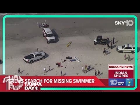 Search underway for missing swimmer in the Gulf