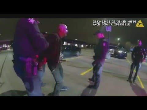 Westerville police release footage showing officer struggling with theft suspect outside Meijer