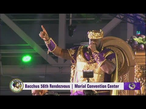 Hail Bacchus! Shaq reigns in Krewe of Bacchus 2025