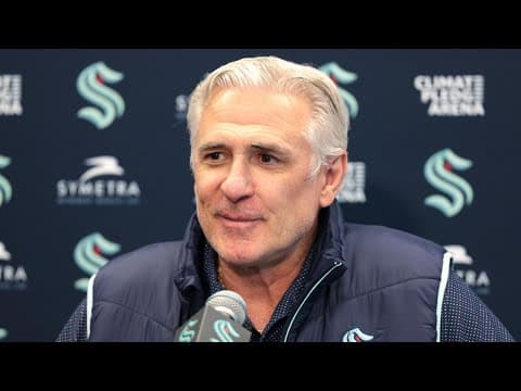 WATCH: Kraken executives address head coach firing, front office shake-up