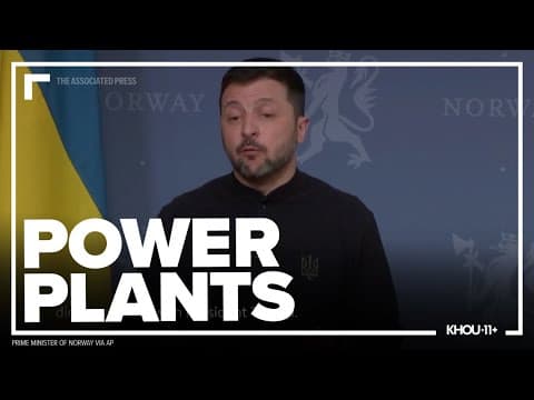 President Zelenskyy says all of Ukraine's power plants 'belong to the people'