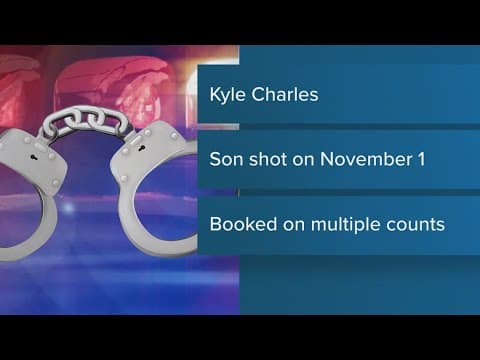 Father arrested after his young son was allegedly shot by another child while using his gun