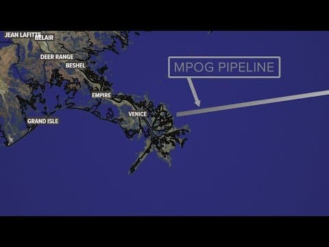 Coast Guard confirms Gulf pipeline leaking oil