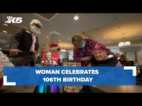 Woman celebrates 106th birthday