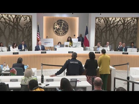 Chaos erupts as Judge Lina Hidalgo clashes with commissioners over childhood program funding