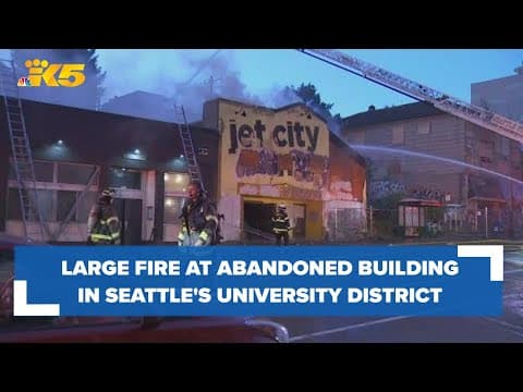 BREAKING: Large fire in Seattle's University District