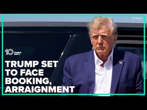 Trump expected to arrive in New York from Florida Monday for arraignment