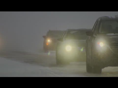 Snowy commute Wednesday before wind hits on Thursday