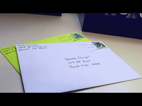 Deadline to send letters to Santa ends tomorrow