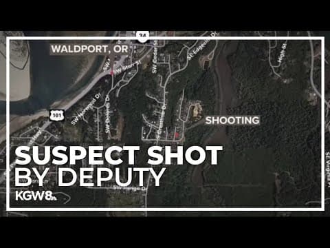 Deputy shoots, kills suspect accused of firing rifle in Waldport