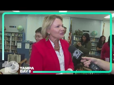 Hillsborough State Attorney helps give out president to local elementary school