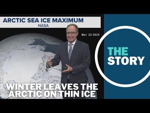 Arctic sea ice sees lowest peak on record