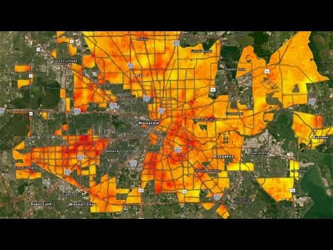 Study shows parts of Houston, Harris County are significantly hotter than reported temperatures