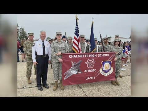 Veterans and active duty members honored with parades and ceremony at WWII museum