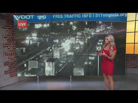 Bridgework causing slowdown on I-95 Southbound in Woodbridge