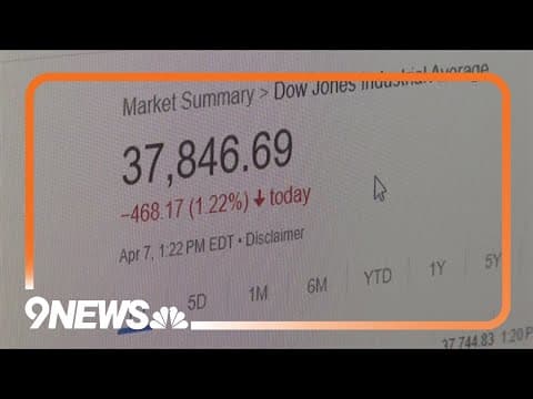 Colorado economist describes stock market as 'chaotic' amid trade war