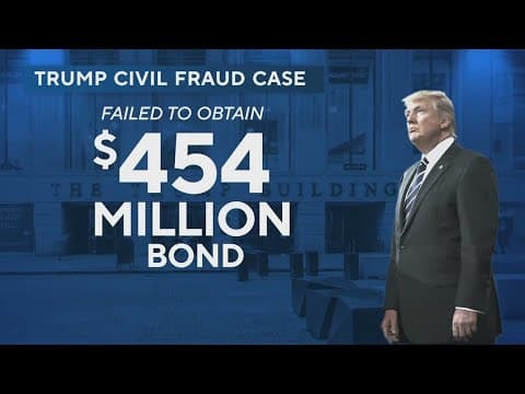 Reports: Trump still hasn't posted $454M bond