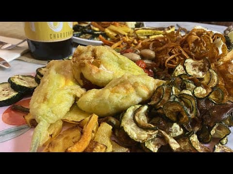 Cooking with Styles | Stuffed Crispy Squash Blossoms