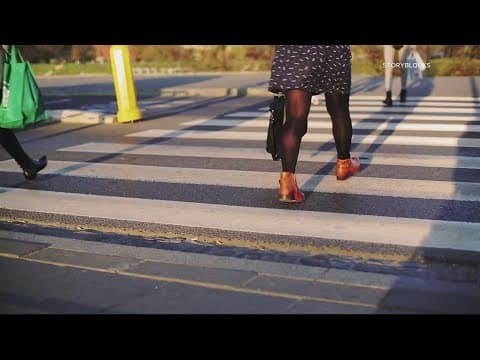 Raising awareness for Pedestrian Safety Month