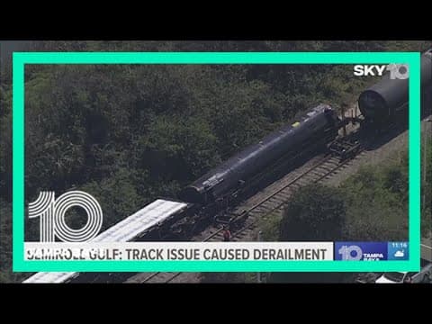 Seminole Gulf Railway points to track issue as cause of derailment