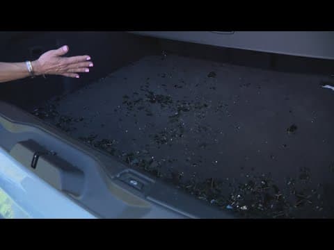 Woman says thieves targeted her after she finished shopping, followed her and broke into her car