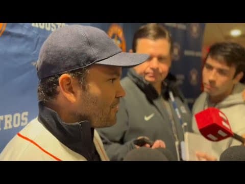 Jose Altuve talks about possibly moving to left field to get Alex Bregman back