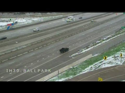 Latest on North Texas road conditions in North Texas during winter storm