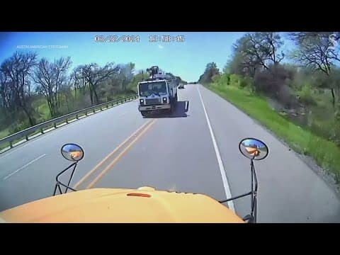 Texas truck driver who crashed into school bus, killing 2, appears in court for first time