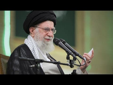 Trump says the US knows where Iran's Khamenei is hiding