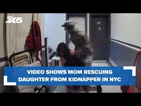 Mom saves daughter from attempted kidnapper