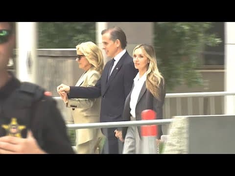 Hunter Biden leaves court with wife, Jill Biden after convicted on 3 charges at federal gun trial