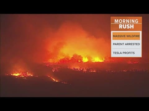 Massive wildfire prompts evacuations in New Jersey
