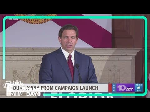 Just hours away from DeSantis' expected announcement of candidacy for president