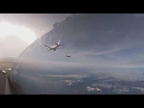 American Airlines flight escorted by fighter jets after bomb threat