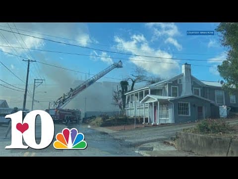 Crews working to shut off smoking generator