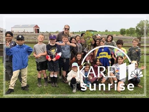 Edina elementary school students end year volunteering at Wisconsin animal sanctuary