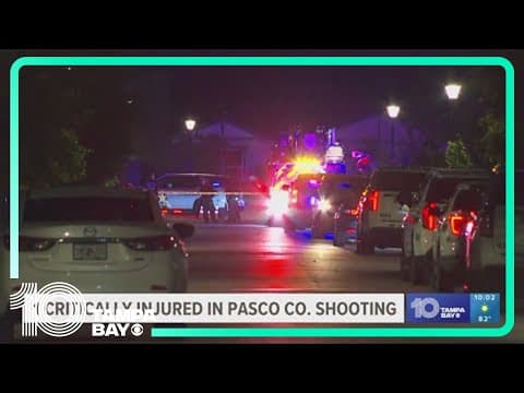 Pasco County woman critically injured after husband shot her
