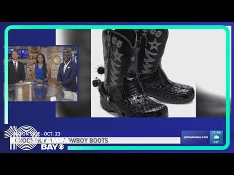 Cowboy boot Crocs are now a thing