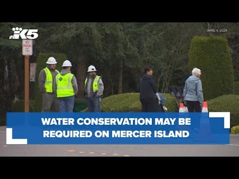 Water conservation may be required on Mercer Island